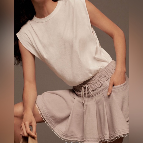 NWT Daily Practice Anthropologie Goal Line Twofer Mini Dress Large L - Picture 3 of 3